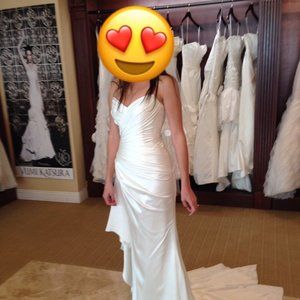 ROMONA KEVEZA RK 225 WEDDING DRESS - NEVER WORN